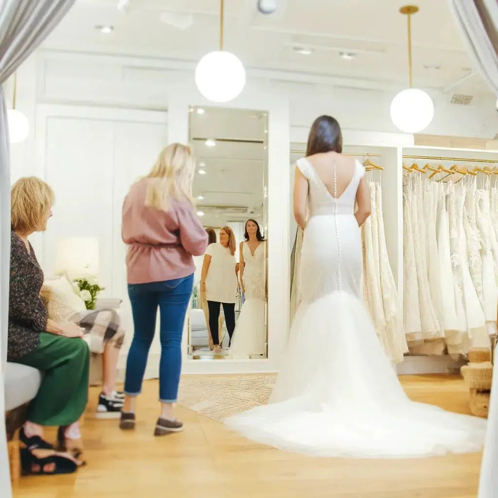 Behind the Scenes Wedding Dress Shopping Experience