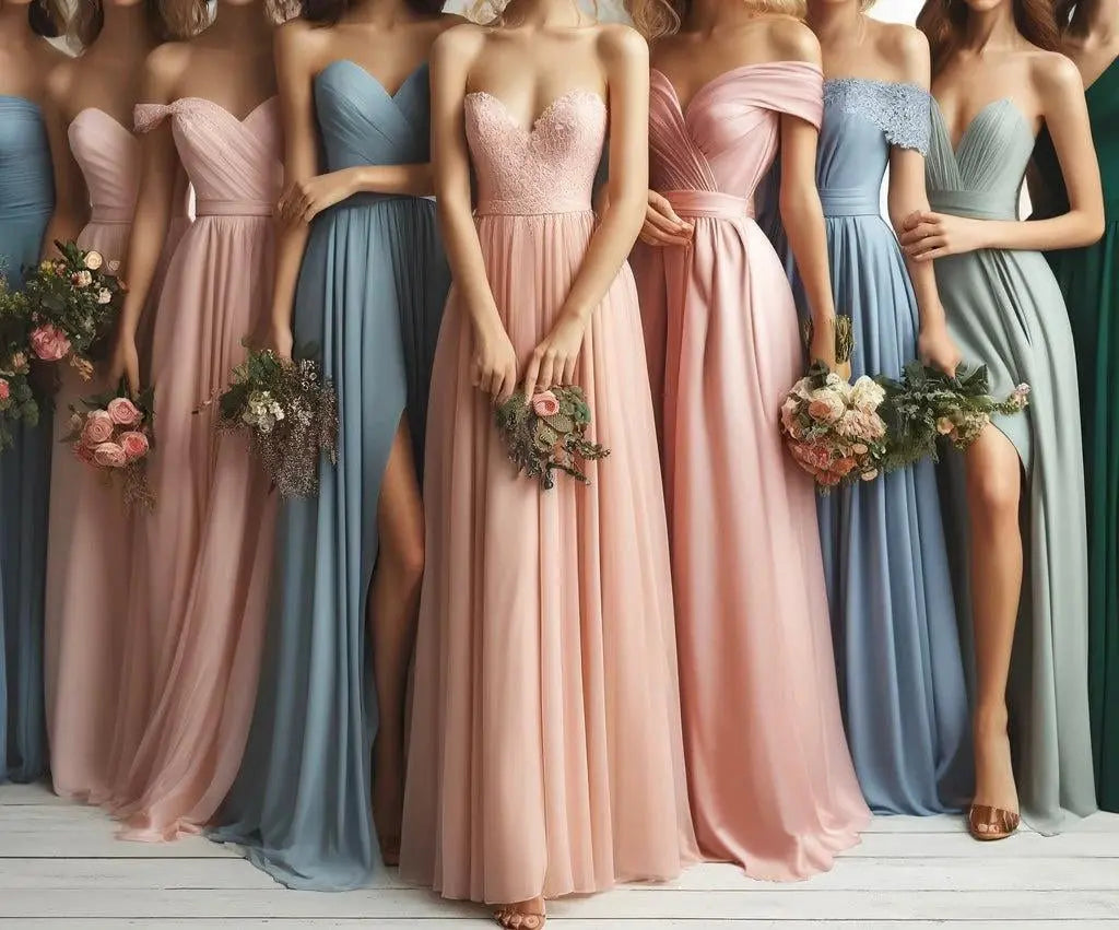 The Ultimate Guide to Bridesmaid Dresses: Colours, Styles, and Tips