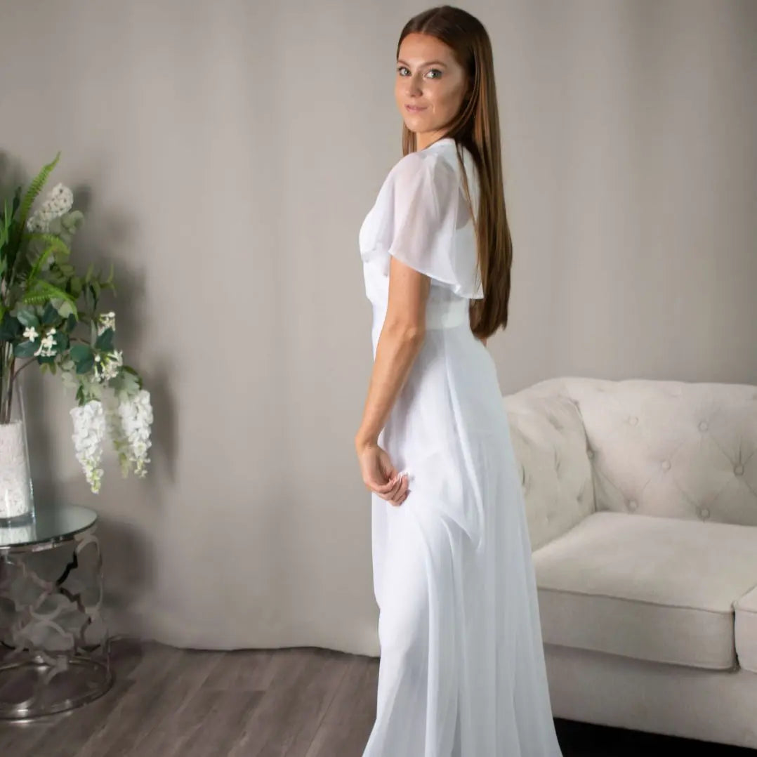 Eliza deb dress - a representation of pure elegance and modern formal attire for debutantes.