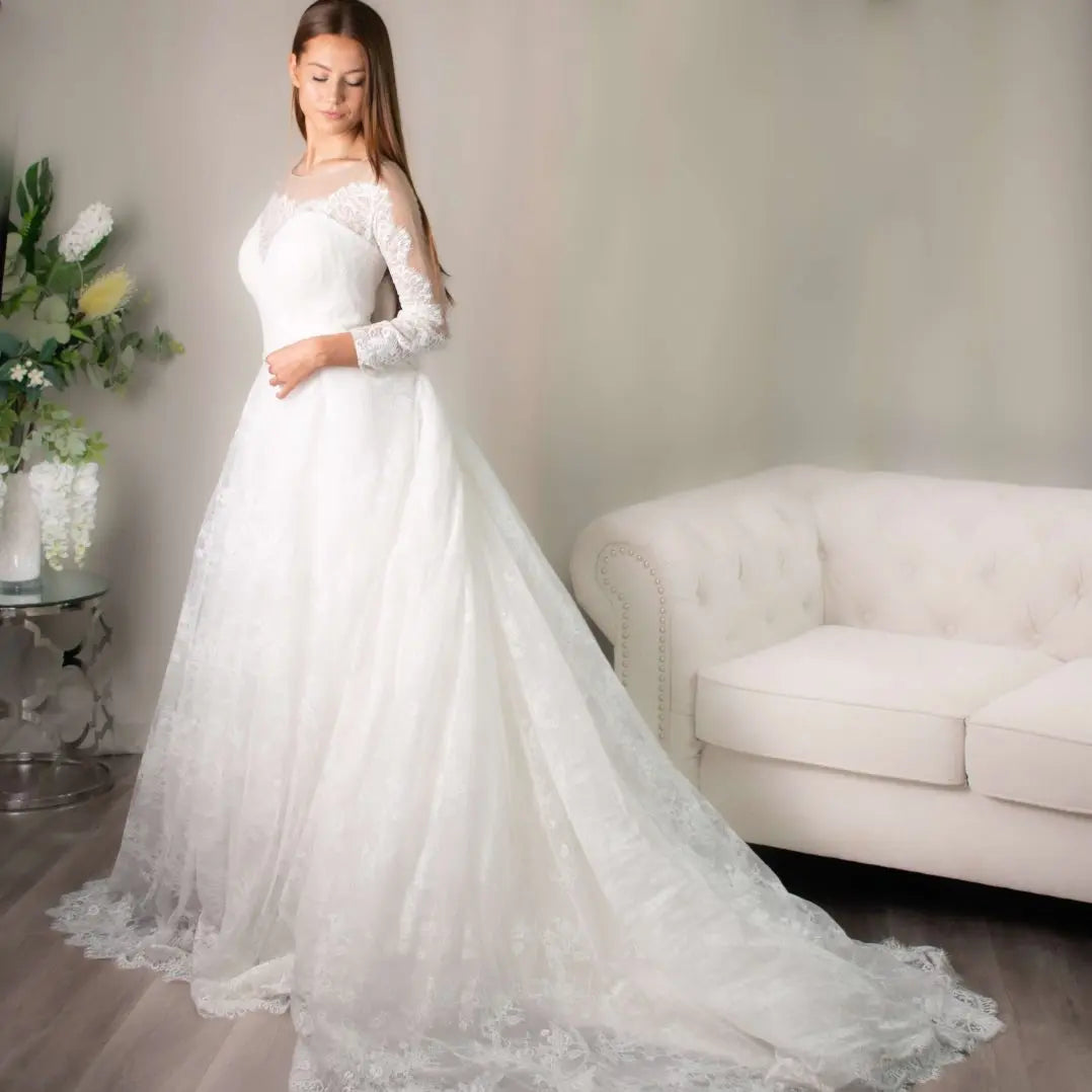 Harmonie Lace Wedding Dress Divinebridal