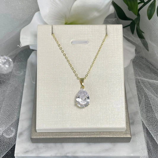 Melody crystal necklace Divine Bridal