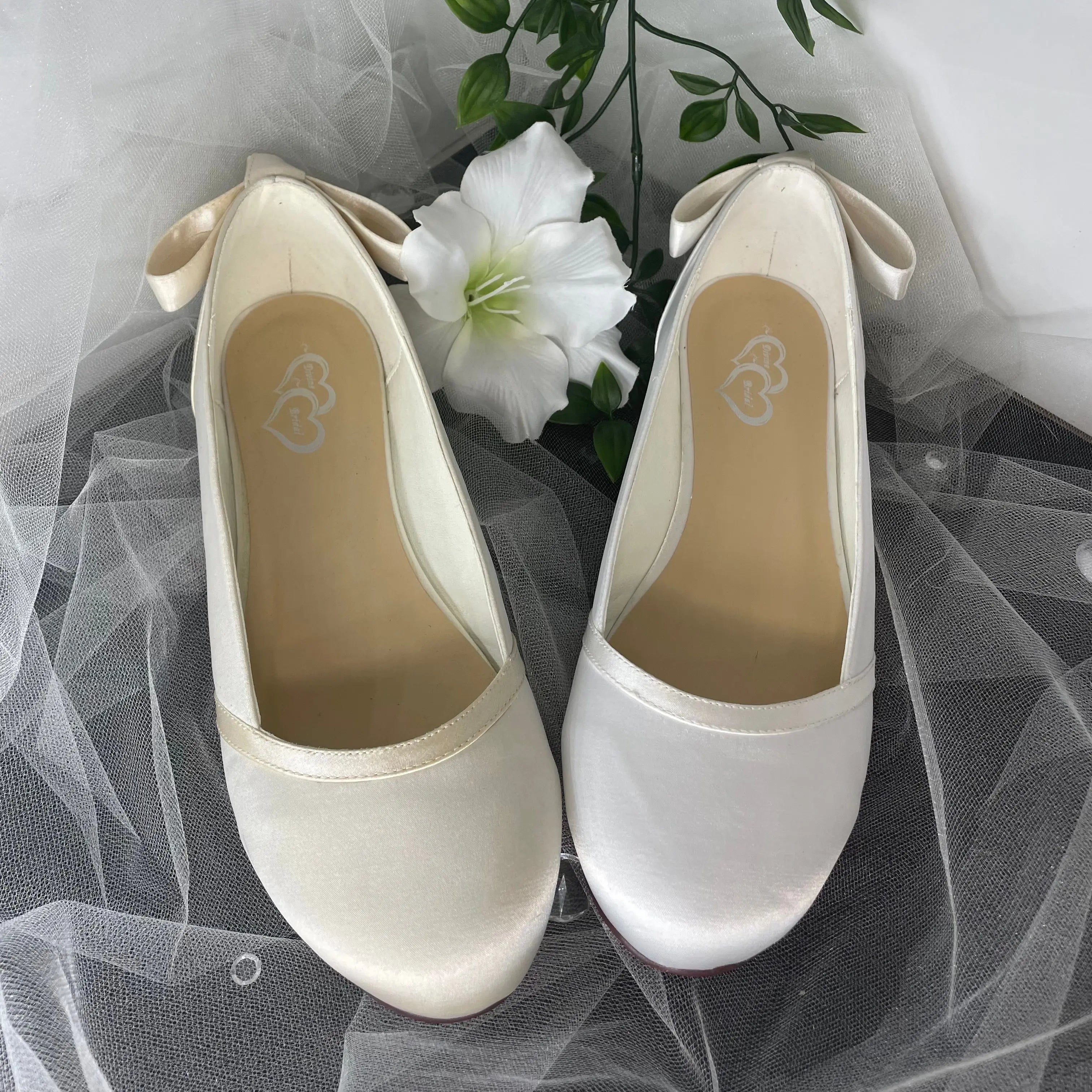 Paige Closed Toe Flats Wedding Bridal Shoe Divinebridal