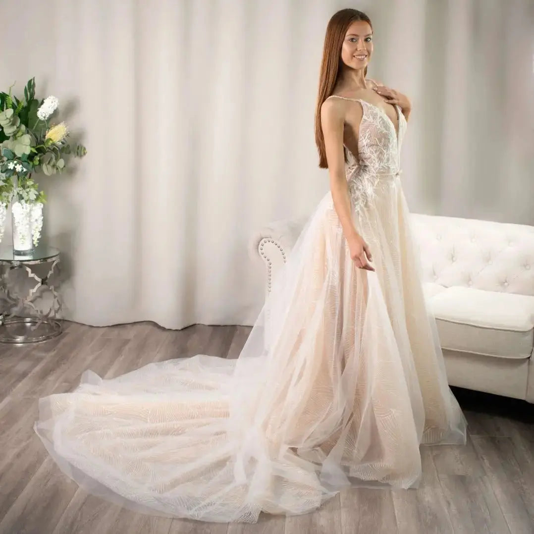 Claire's Autumn Wedding Dress Ball Gown.