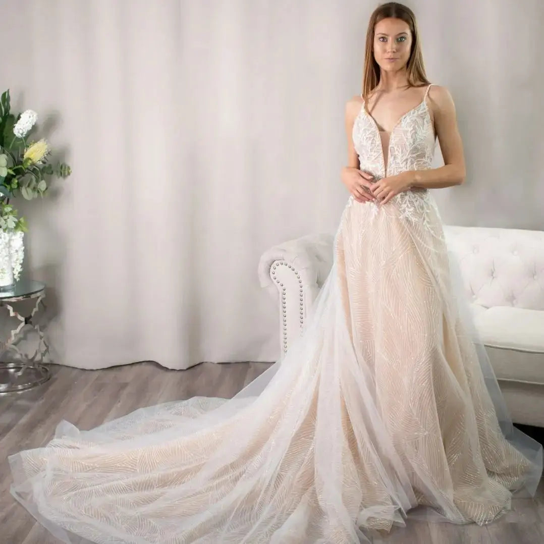 Claire's Autumn Wedding Dress Ball Gown.