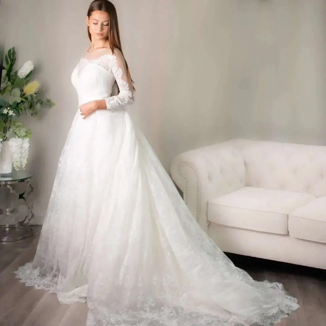 Harmonie Lace Wedding Gown.