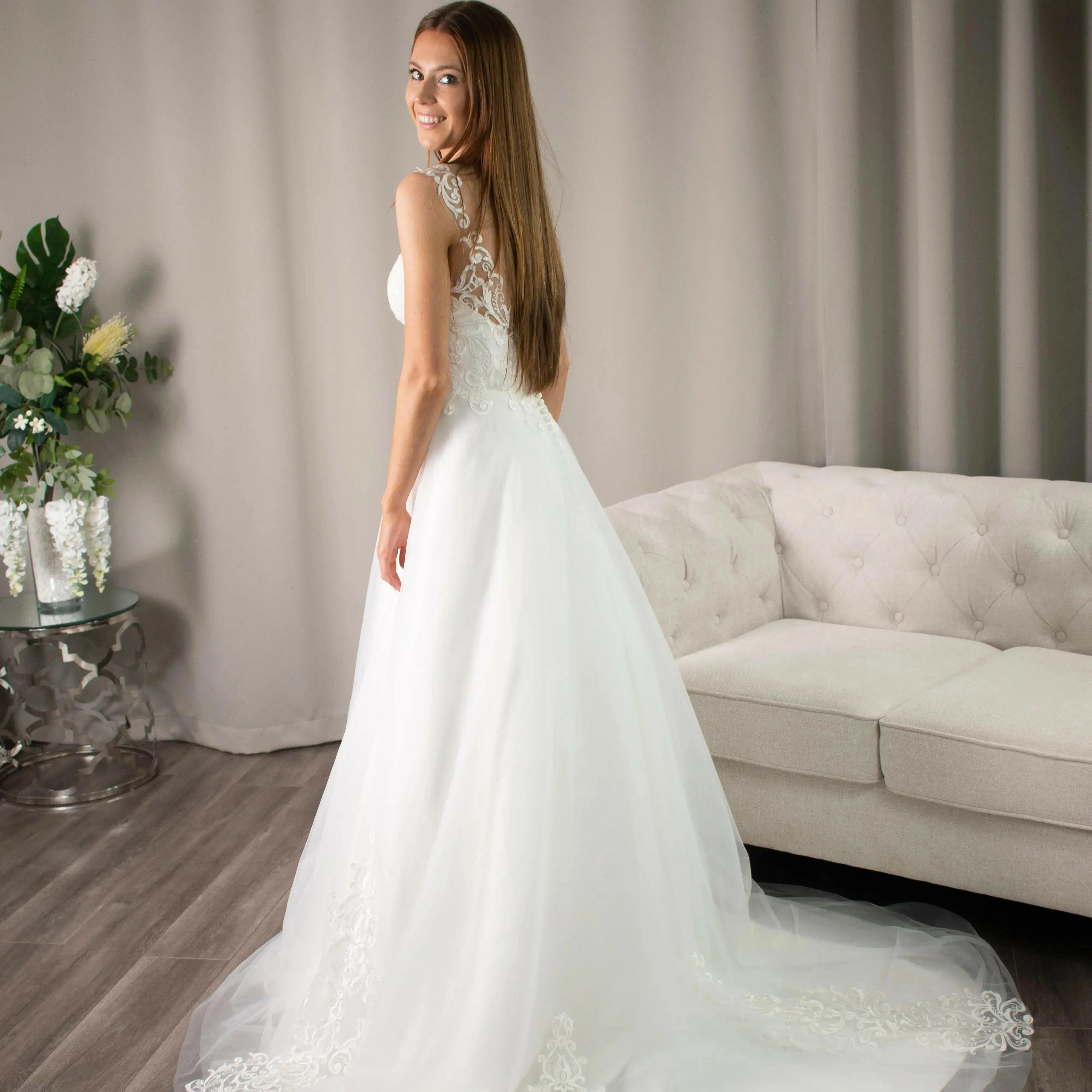 Kayce Lace Wedding Dress - Divine Bridal