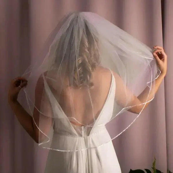 Zara Ribbon Veil - Divine Bridal