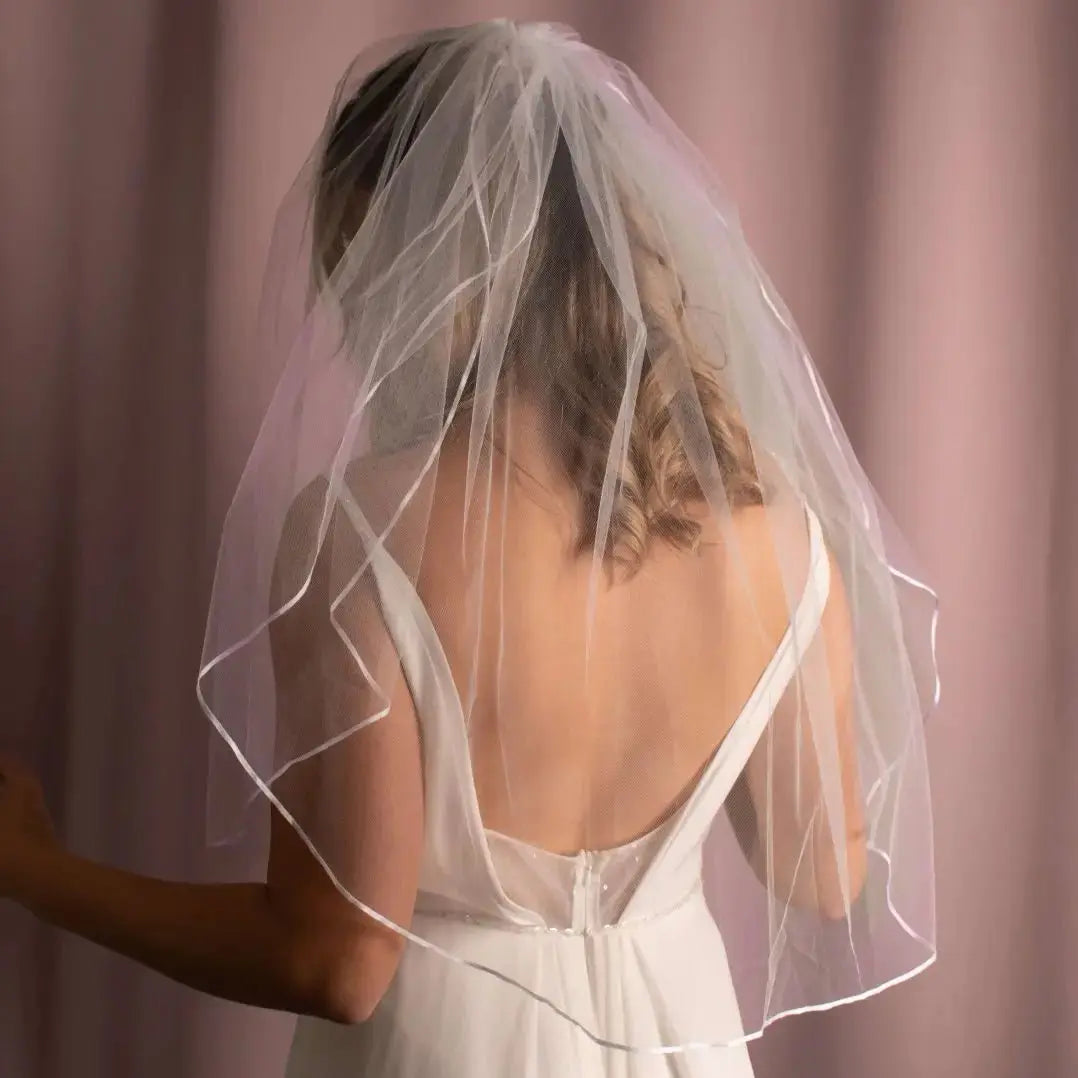 Zara Ribbon Veil - Divine Bridal